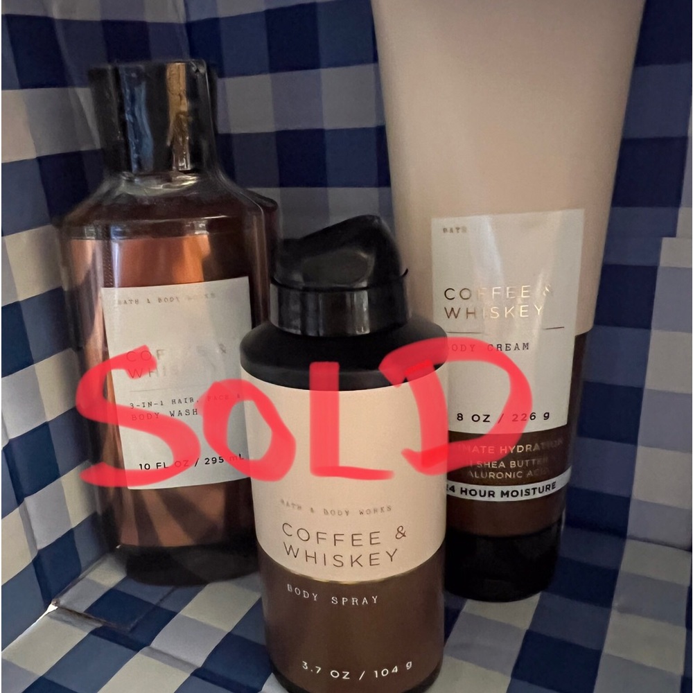 SOLD Coffee and Whiskey For Men